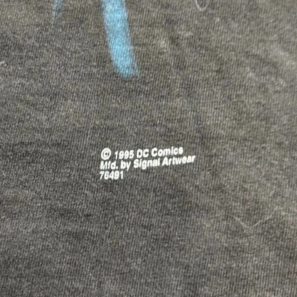Vintage 90's 1995 Batman Forever Movie Promo Single‎ Stitch Signal Artwear Large
